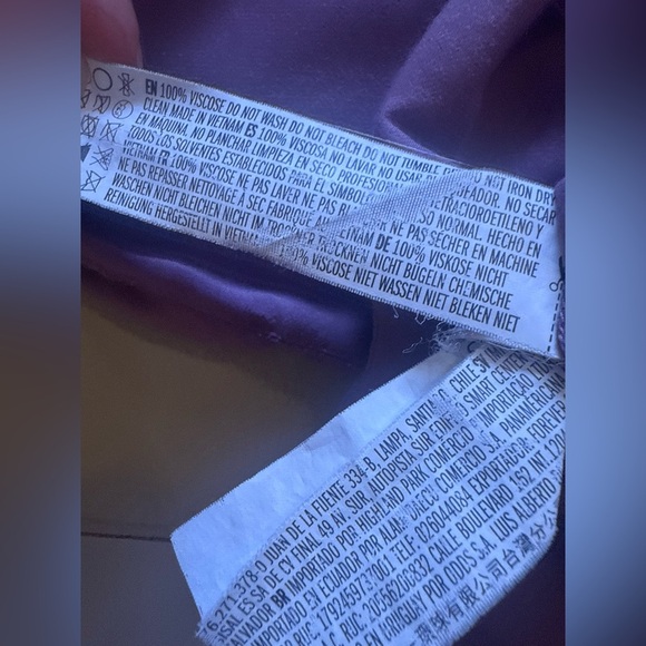 Forever 21 Drop Waist Split Hem Embroidered Neck Sleeveless Dress | Size XS - Picture 10 of 11